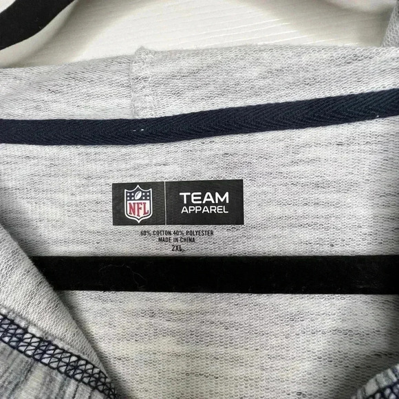 NWOT New England Patriots Zip-up Hoodie, Size 2Xl - Picture 2 of 4